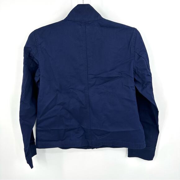 J. Crew Petite Coated Twill Field Utility Jacket Size PXS - Picture 5 of 5